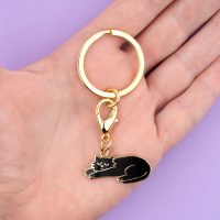 Black-Cat-Key-ring-Pet-tag